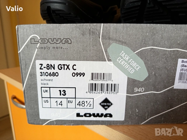Кубинки Lowa Z-8N GTX® C Boots 48,5 размер , снимка 6 - Мъжки ботуши - 54397852