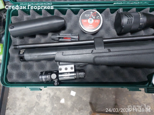 Въздушна пушка Hatsan FLASH 101 PCP-5.5 мм., снимка 9 - Въздушно оръжие - 53956622