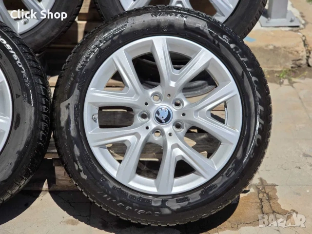 5х112 17 Джанти Skoda Octavia SuperB 5x112 Шкода Супърб Октавиа, снимка 4 - Гуми и джанти - 54838369