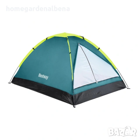 Двуместна къмпинг палатка с комарник | 205x145x100 см | Bestway | Чанта за пренасяне, снимка 14 - Палатки - 54260881