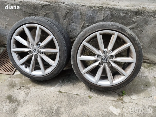 Продавам комплект джанти18 с гуми Мишелин, снимка 2 - Гуми и джанти - 54391128