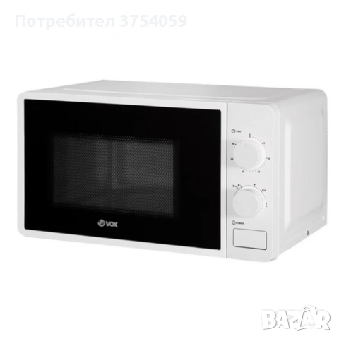 Микровълнова фурна VOX M-30, 700W, 20л с механичен таймер, снимка 8 - Микровълнови - 55182476