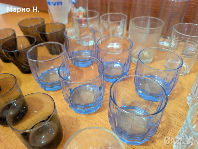 Комплект от 42 чаши за вода и безалкохолно + купичка, снимка 5 - Чаши - 54220900