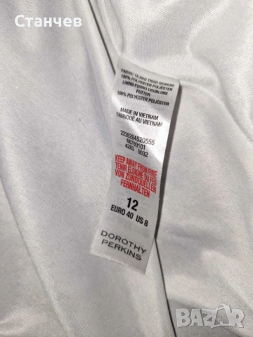 Класическо дамско черен сако Dorothy Perkins – Размер 40 (M), снимка 3 - Сака - 54933052