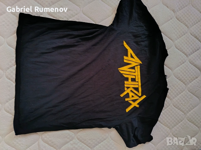 Продавам тениска на Anthrax, снимка 2 - Тениски - 55076139