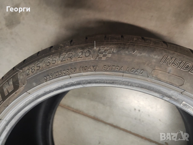 4бр.летни гуми 285/35/20-255/40/20 Michelin спорт пакет, снимка 6 - Гуми и джанти - 55242258