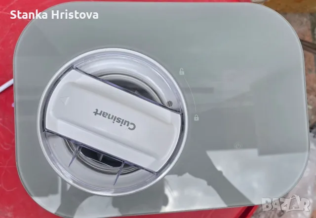 Сладолед машина Cuisinart с компресор 100w., снимка 4 - Машини за сладолед - 55572922
