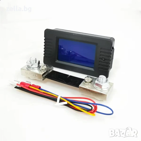 DC соларен електромер 0-200V 100A/300A – LCD волтметър и амперметър за фотоволтаични системи 10258, снимка 8 - Друга електроника - 54661901