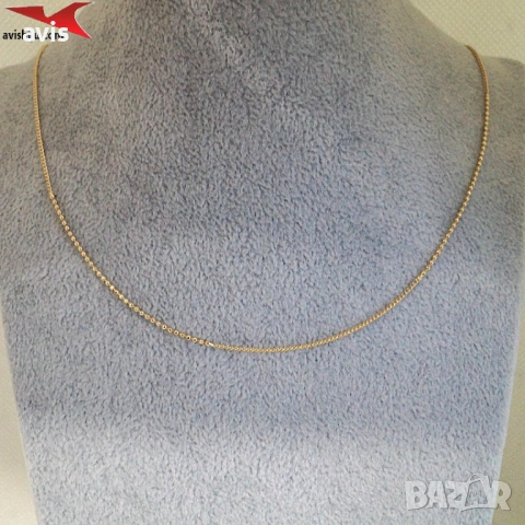 Синджир с 14К златно покритие 254600, снимка 4 - Пръстени - 54242673