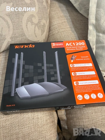Рутер Tenda AC1200 AC8