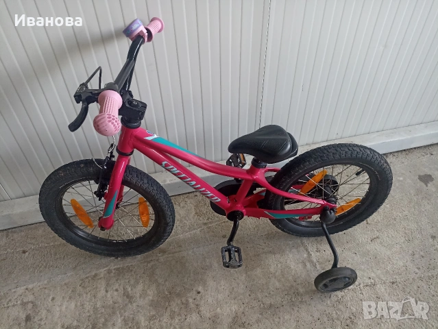 Детски алуминиев велосипед Specialized 16", снимка 2 - Детски велосипеди, триколки и коли - 55112216