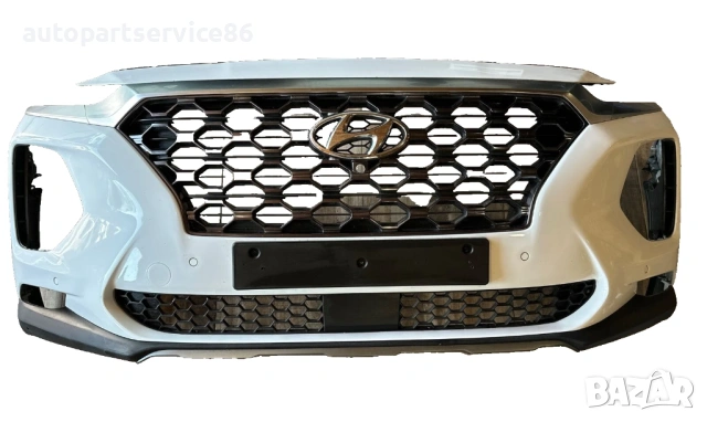 Предна броня бял цвят за Hyundai Santa Fe 2.2 Crdi (2020) 86511-S1000
