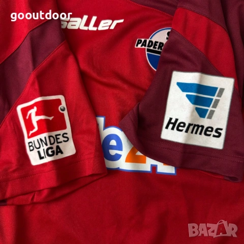 Футболна фланелка SC Paderborn 07 2013-14 Saller – (M), снимка 5 - Футбол - 54597717