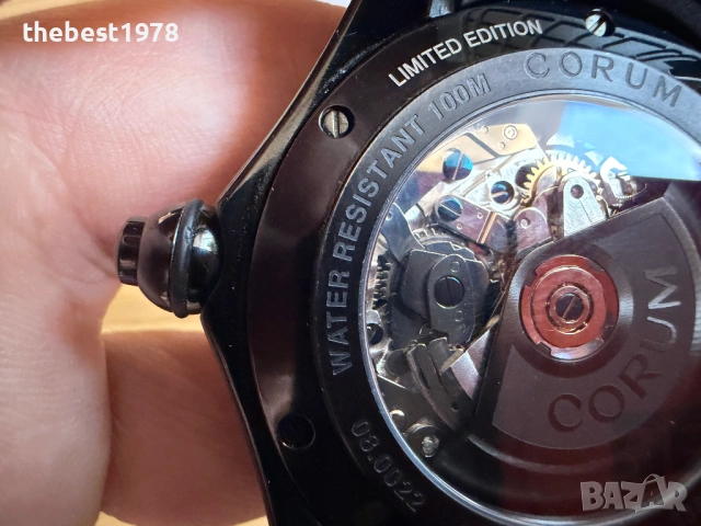 Corum Bubble Day Of The Death 47mm Limited Edition 88бр/Chronograph Titanium, снимка 9 - Мъжки - 54921876