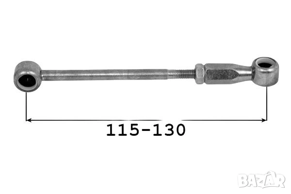 Щанга скорости 3RG за CITROEN BX 1.1-1.9D 10.82-12.94г. № 23213