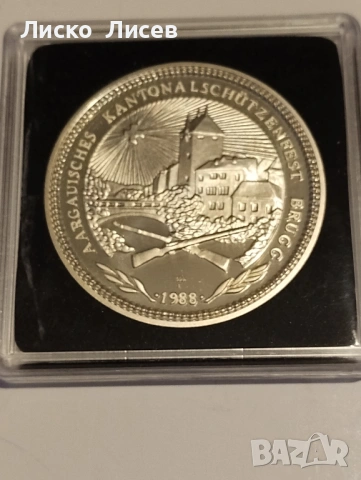 Швейцария 50 франка 1988г., снимка 6 - Нумизматика и бонистика - 54057538