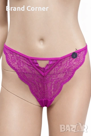Дамско дантелено долнище Hunkemöller – размер L, циклама