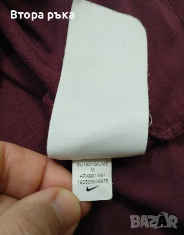 Nike fleece тениска мъжка оригинален, снимка 4 - Спортни дрехи, екипи - 54414872