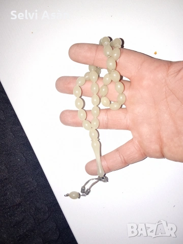 Броеница със светещи мъниста от фосфор, снимка 2 - Антикварни и старинни предмети - 53998057