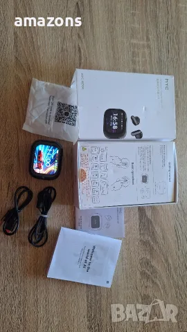 HTC NE68 Безжични Bluetooth слушалки с LCD тъч дисплей, AI преводач, Bluetooth 5.3