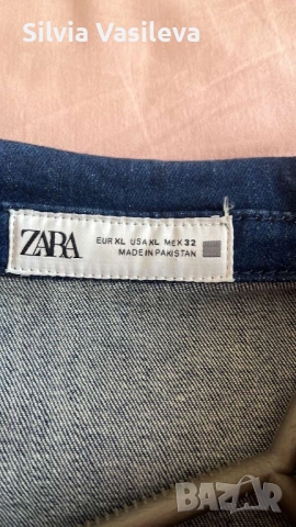 Дънкова рокля Zara, снимка 3 - Рокли - 54574081