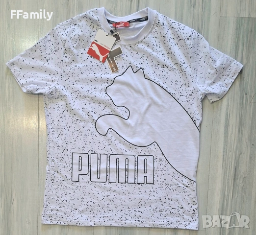 Черна / Бяла Tениска Puma [S - XXL], снимка 6 - Тениски - 54149714
