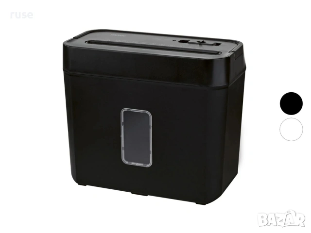 НОВИ! Шредер за документи с контейнер 8л два цвята