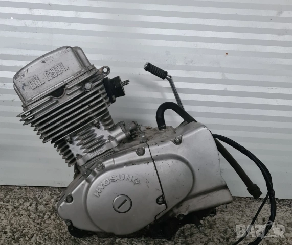 Двигател Hyosung 125cc GA 125 Cruise GF Маслено охлаждане, снимка 2 - Части - 54487201