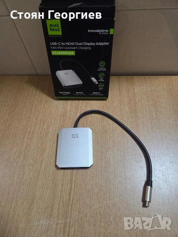 Minthouz USB-C към HDMI Dual Display адаптер (модел MT-UHP510