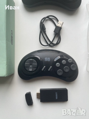 DATA FROG Y2 ретро конзола – 900+ Sega MD игри, 2 безжични джойпада, снимка 2 - Други игри и конзоли - 54016871