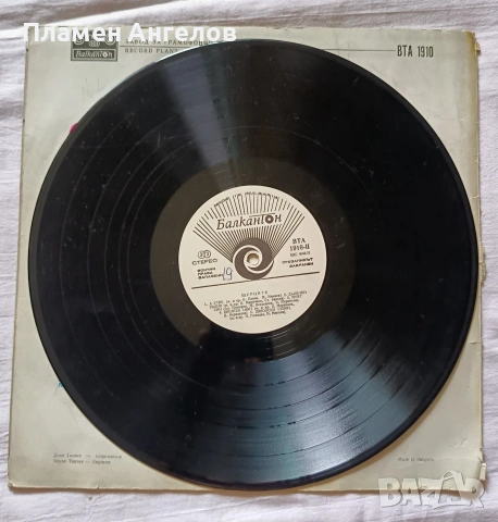 Грамофонна плоча Щурците 1976г. Балкантон, снимка 5 - Грамофонни плочи - 53716322