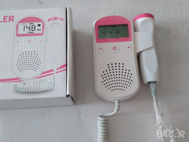 Бебешки фетален доплеров монитор за сърдечен ритъм с вградена 2.5MHz сонда, снимка 4 - Други - 54664591