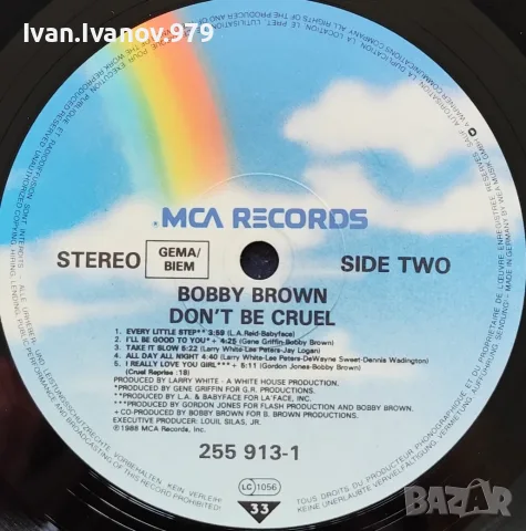 Vinyl (Bobby Brown - Don't Be Cruel), снимка 3 - Грамофонни плочи - 55575581