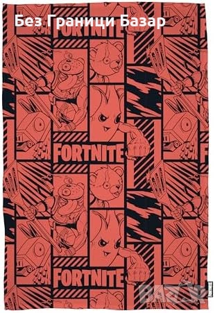 Ново Fortnite меко одеяло 100x150 см гейминг дизайн меко топло с герои за фенове идеален подарък