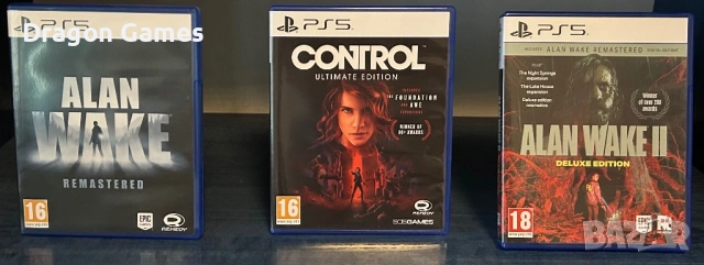 Alan Wake 1/2 + Control PS5/4