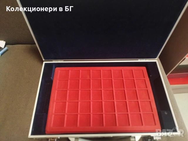 АЛУМИНИЕВ КУФАР CARGO L6 /Leuchtturm/ - ВИЖ ОПИСАНИЕТО , снимка 5 - Нумизматика и бонистика - 54957117