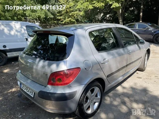 Продава се Пежо 307 1.6 бензин. Автомобилът е в отлично техническо състояние. , снимка 3 - Автомобили и джипове - 55631360
