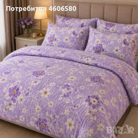 🩷 НОВИ ДЕСЕНИ НА КОМПЛЕКТИ ОТ КРЕПОН 🩷, снимка 6 - Спално бельо - 54530970