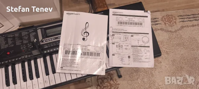 🎹 Преносимо дигитално пиано / Синтезатор Amazon Basics JK-80 (61 клавиша) – Като ново!, снимка 2 - Синтезатори - 55423990