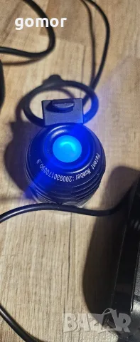 Мощен LED фар за велосипед с Li-ion батерия и зарядно 8.4V, снимка 4 - Аксесоари за велосипеди - 55630266
