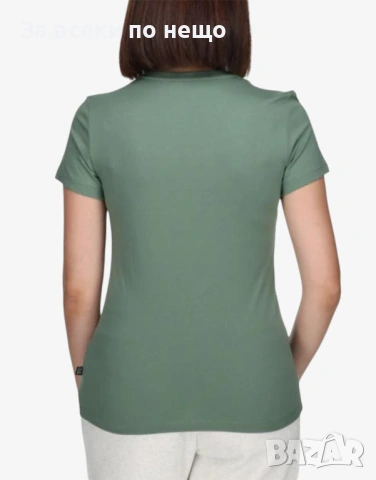 PUMA Essential Logo Tee Green Дамска Зелена Тениска👚Дамска Блуза С Къс Ръкав В Зелен Цвят Код P2402, снимка 5 - Тениски - 54413550
