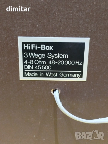 Тонколони трилентови HI- FI WEST GERMANY, снимка 3 - Тонколони - 55088756