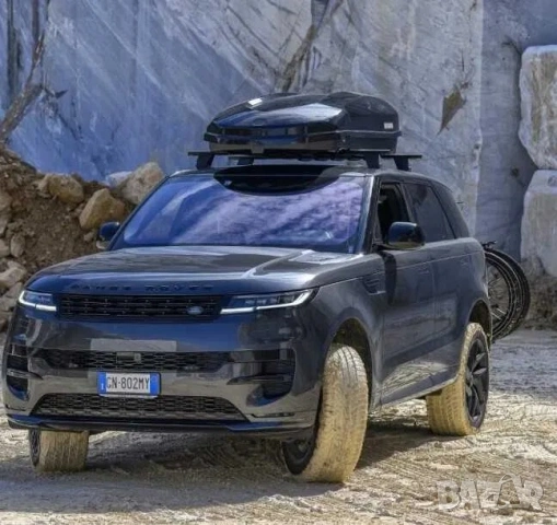 Автобокс MENABO SATELLITE DUO BLACK CRAB 550л черен гланц 198x94x36cm Кутия Багажник за Автомобил, снимка 7 - Аксесоари и консумативи - 54817085