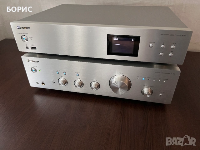 Интегриран усилвател PIONEER A-30 + стриймър N-30