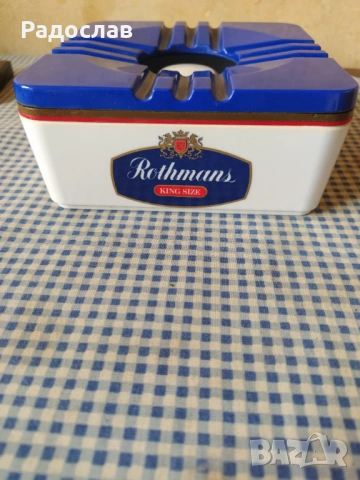 стар английски пепелник Rothmans, снимка 3 - Декорация за дома - 54725553