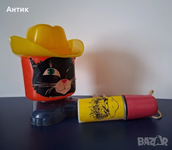 Стара Касичка Котарака в Чизми и Монетник от Соца, снимка 7 - Колекции - 54077864