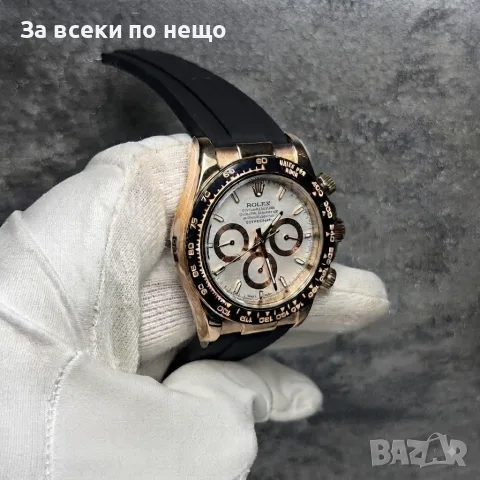 Rolex Daytona Мъжки Часовник С Автоматичен Механизъм И Силиконова Каишка Код Chronolux66