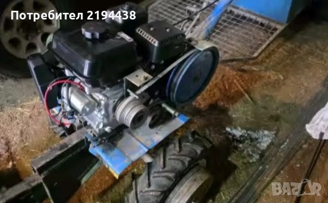 Двигател за мотофреза със електрически стартер, снимка 5 - Селскостопанска техника - 54219395