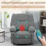 Релаксиращ стол HOMCOM с функция за масаж, снимка 3