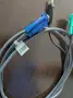 Лот 54 бр. KVM кабели ATEN (USB+VGA) 1.8м и 3м + PS/2 Roline за сървърни суичове, снимка 4